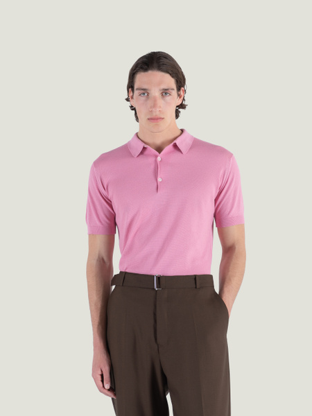 JOHN SMEDLEY グラスピンク ポロシャツ M Roth - John Smedley's Sea Island Cotton Polo Shirt | John Smedley