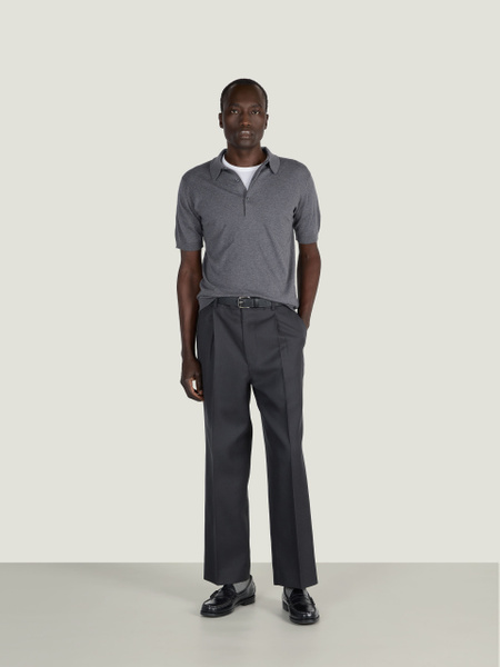 Adrian - John Smedley's Sea Island Cotton Polo Shirt | John Smedley