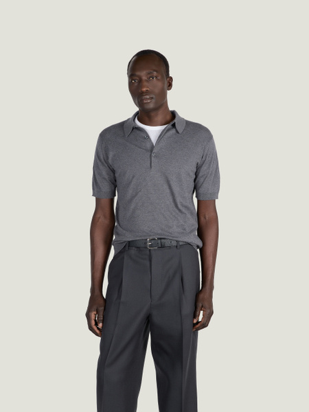 Adrian - John Smedley's Sea Island Cotton Polo Shirt | John Smedley