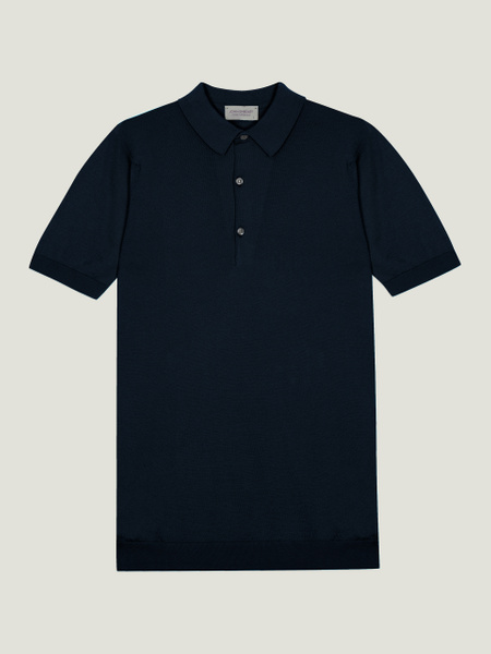 Adrian - John Smedley's Sea Island Cotton Polo Shirt | John Smedley