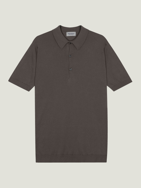 【未使用】JOHN SMEDLEY SKIPPER KNIT POLO L Adrian - John Smedley's Sea Island Cotton Polo Shirt | John Smedley