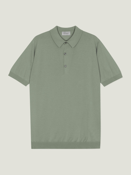 トップス JOHN SMEDLEY for UNITED ARROWS Knit Polo Croall - Extra Fine Merino Wool Polo Shirt | John Smedley