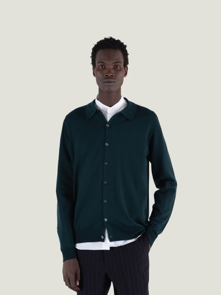 Tibor - Extra Fine Merino Wool Shirt | John Smedley