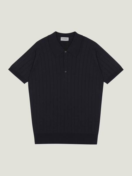 Williams - John Smedley's Anglo Indian Gauze Polo Shirt | John Smedley