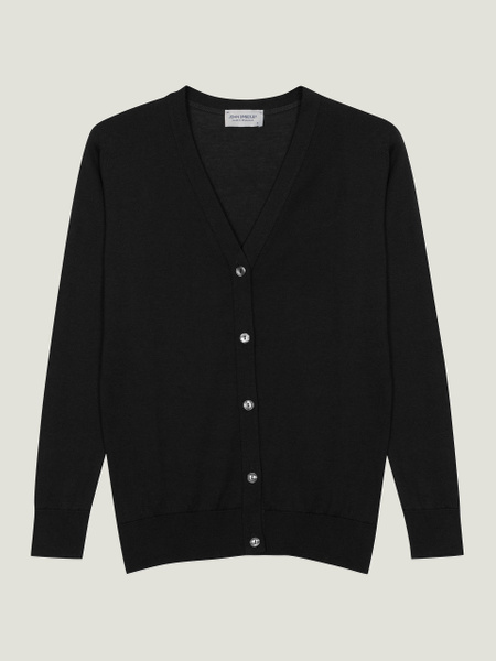 Yasmin - John Smedley's Sea Island Cotton Cardigan | John Smedley