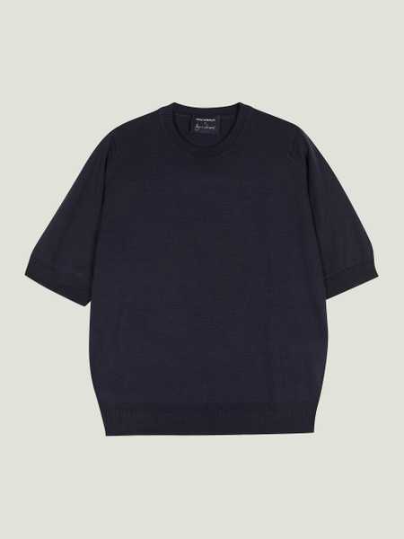 Bill Nighy Round Neck T-Shirt | John Smedley