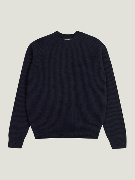Bill Nighy Ribbed Round Neck Jumper | John Smedley