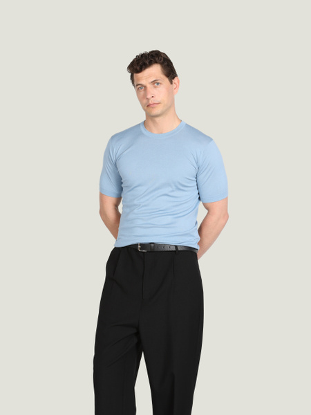 Lorca - John Smedley's Sea Island Cotton T-Shirt | John Smedley