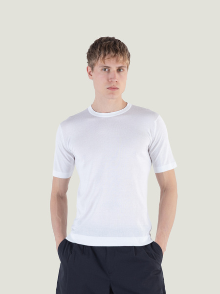 Lorca - John Smedley's Sea Island Cotton T-Shirt | John Smedley