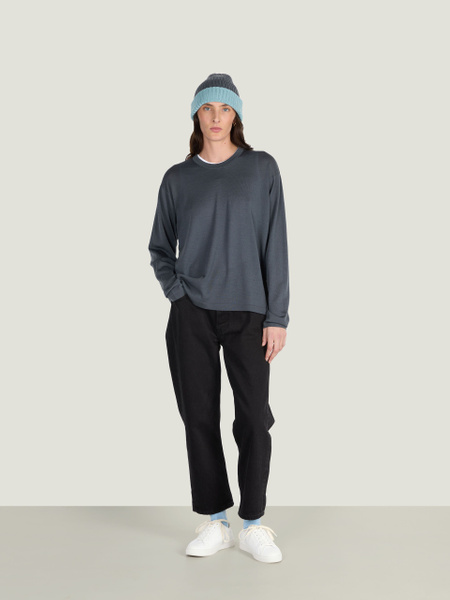 JS by John Smedley - Extra Fine Merino Wool Long Sleeve T-Shirt