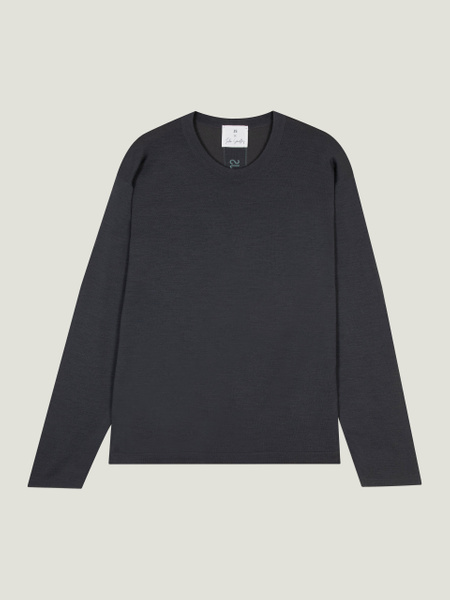 JS by John Smedley - Extra Fine Merino Wool Long Sleeve T-Shirt
