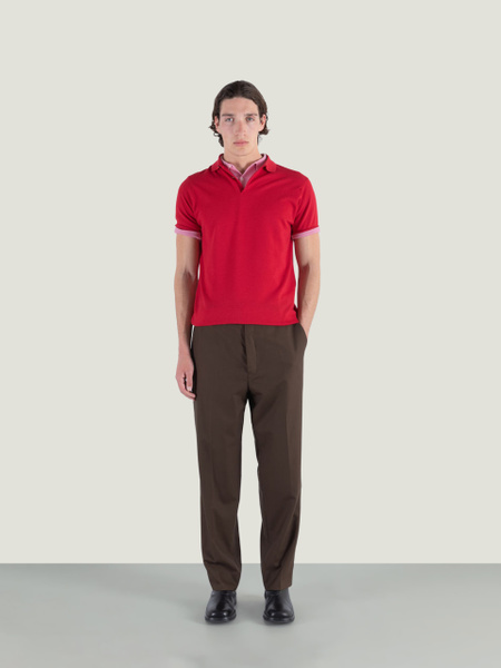 14.Singular - Extra Fine Merino Wool Polo Shirt | John Smedley