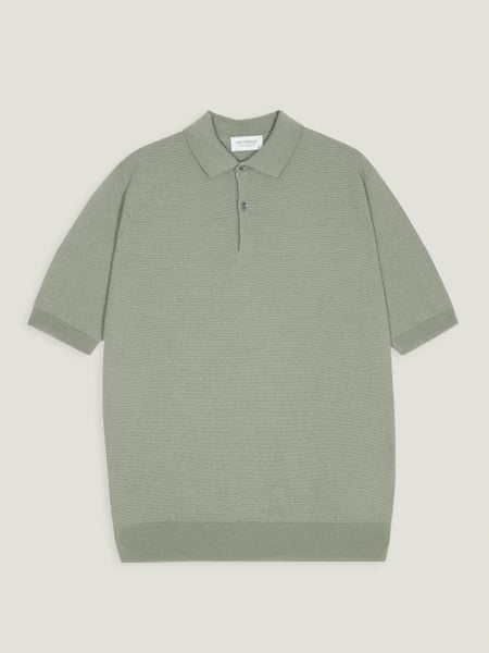 【dendenkankanさま専用】 JOHN SMEDLEY merino 14.Singular - Extra Fine Merino Wool Polo Shirt | John Smedley