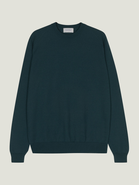 1-0928T♪ JOHN SMEDLEY NESTLING 30ゲージウール ペンギン柄 クルー 