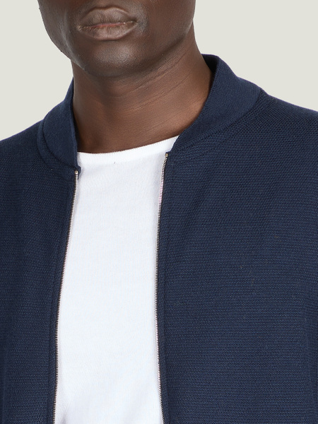 16.Singular - Extra Fine Merino Wool Jacket | John Smedley