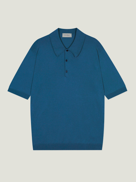 Oakman - John Smedley's Sea Island Cotton Polo Shirt | John Smedley