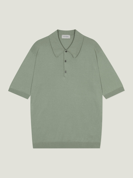 Oakman - John Smedley's Sea Island Cotton Polo Shirt | John Smedley