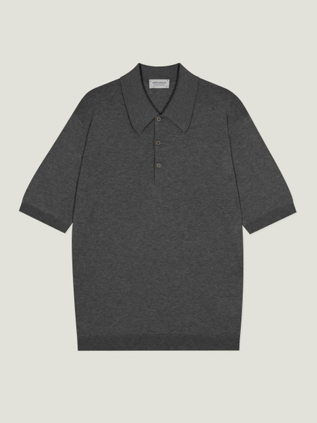 Oakman - John Smedley's Sea Island Cotton Polo Shirt | John Smedley