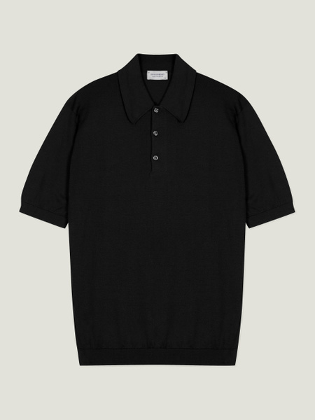 Oakman - John Smedley's Sea Island Cotton Polo Shirt | John Smedley