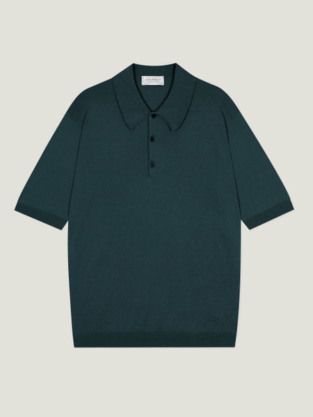Oakman - John Smedley's Sea Island Cotton Polo Shirt | John Smedley