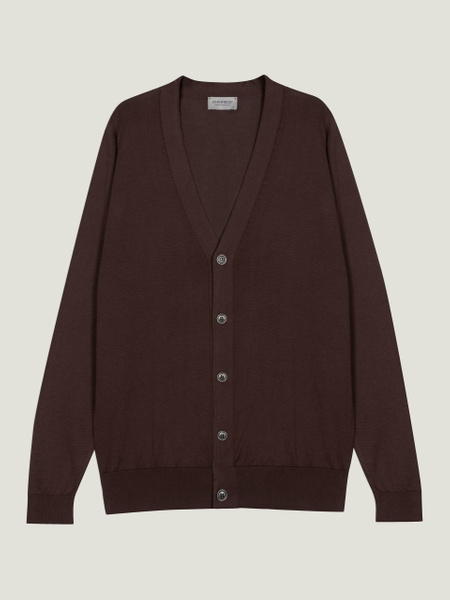 Bernard - John Smedley's Sea Island Cotton Cardigan | John Smedley