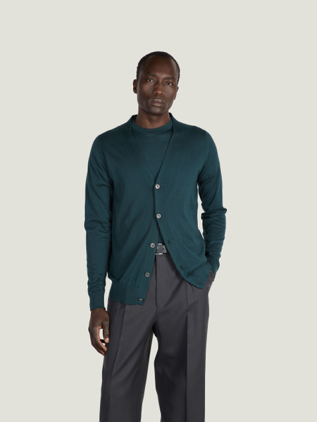 Bernard - John Smedley's Sea Island Cotton Cardigan | John Smedley