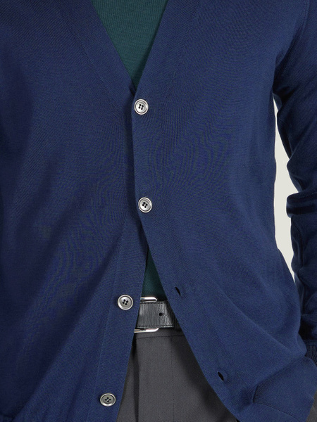 Bernard - John Smedley's Sea Island Cotton Cardigan | John Smedley