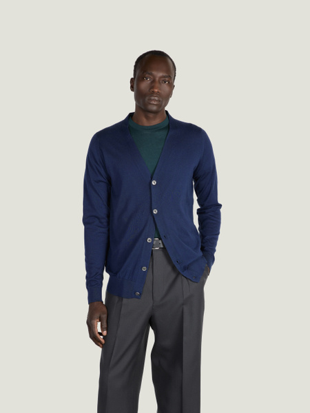 Bernard - John Smedley's Sea Island Cotton Cardigan | John Smedley