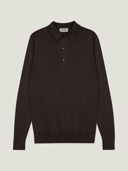 Bradwell - John Smedley's Sea Island Cotton Polo Shirt | John Smedley