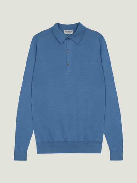 Bradwell - John Smedley's Sea Island Cotton Polo Shirt | John Smedley