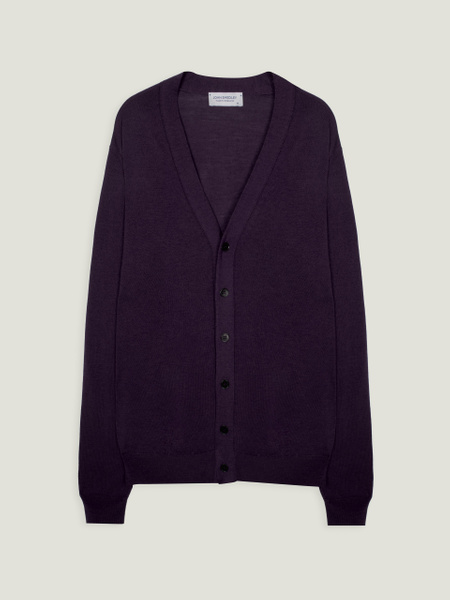 Bradrick - Extra Fine Merino Wool Cardigan | John Smedley