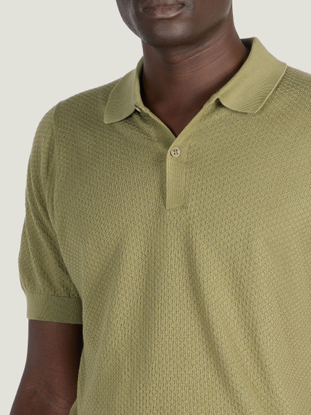 Calun - John Smedley's Sea Island Cotton Polo Shirt | John Smedley