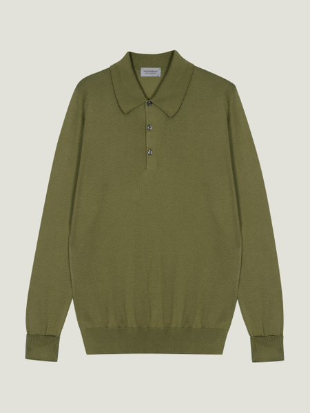 Finchley - John Smedley's Sea Island Cotton Polo Shirt | John Smedley