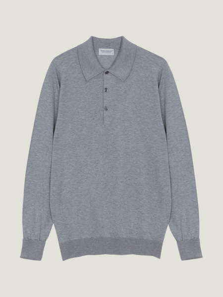 Finchley - John Smedley's Sea Island Cotton Polo Shirt | John Smedley