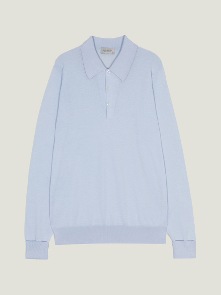 Finchley - John Smedley's Sea Island Cotton Polo Shirt | John Smedley