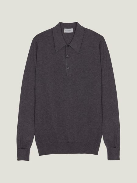 Finchley - John Smedley's Sea Island Cotton Polo Shirt | John Smedley