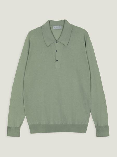 Finchley - John Smedley's Sea Island Cotton Polo Shirt | John Smedley