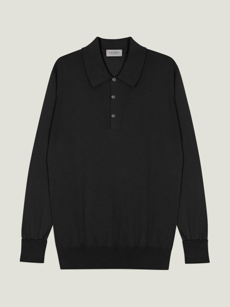 Finchley - John Smedley's Sea Island Cotton Polo Shirt | John Smedley