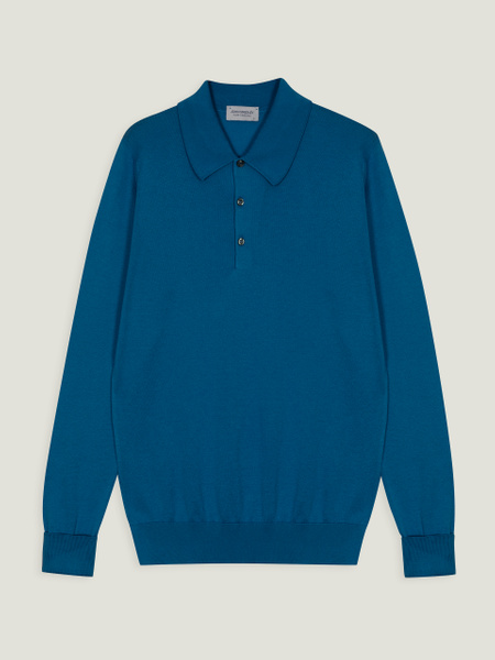 Finchley - John Smedley's Sea Island Cotton Polo Shirt | John Smedley