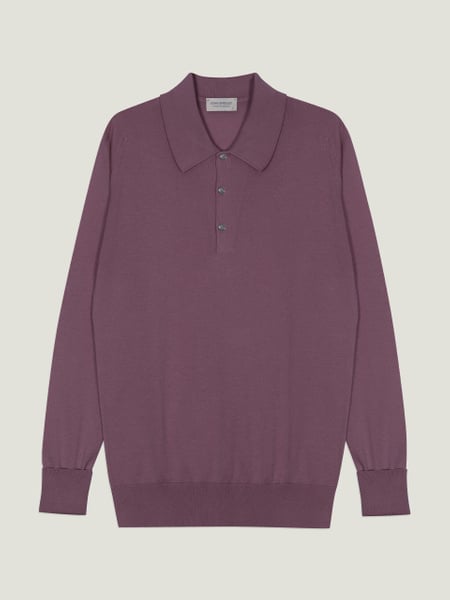 Finchley - John Smedley's Sea Island Cotton Polo Shirt | John Smedley