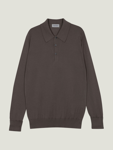 Finchley - John Smedley's Sea Island Cotton Polo Shirt | John Smedley