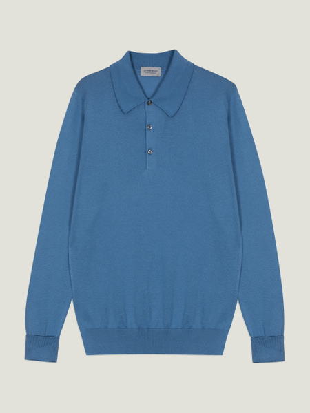 Finchley - John Smedley's Sea Island Cotton Polo Shirt | John Smedley