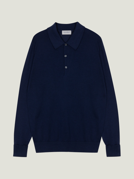 Finchley - John Smedley's Sea Island Cotton Polo Shirt | John Smedley