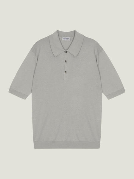 トップス JOHN SMEDLEY ISIS POLO SHIRT FC SS John Smedley Men's ISIS Heritage Knit Polo Shirt in Navy John Smedley