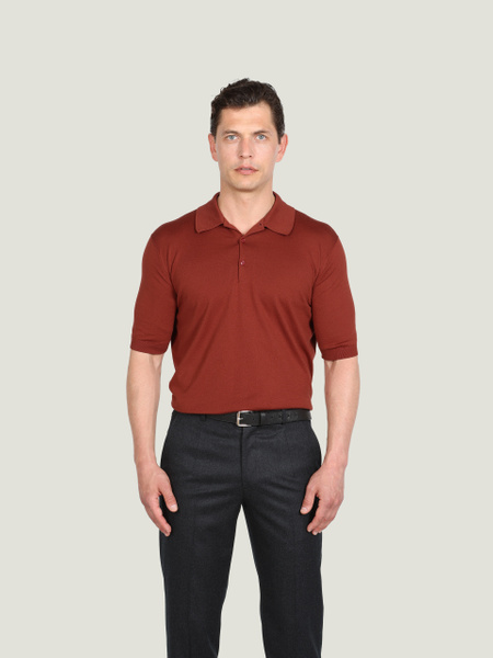 Isis - John Smedley Sea Island Cotton Polo Shirt | John Smedley