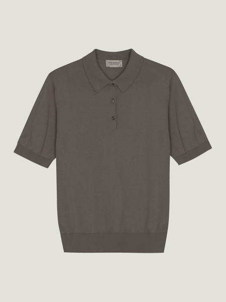 Jill - John Smedley's Sea Island Cotton Polo Shirt | John Smedley