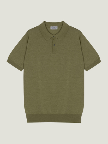 Leyburn - John Smedley's Anglo Indian Gauze Polo Shirt | John Smedley