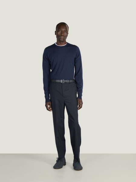 ほぼ未使用 John Smedley Lundy 30G Lundy - Extra Fine Merino Wool Jumper | John Smedley