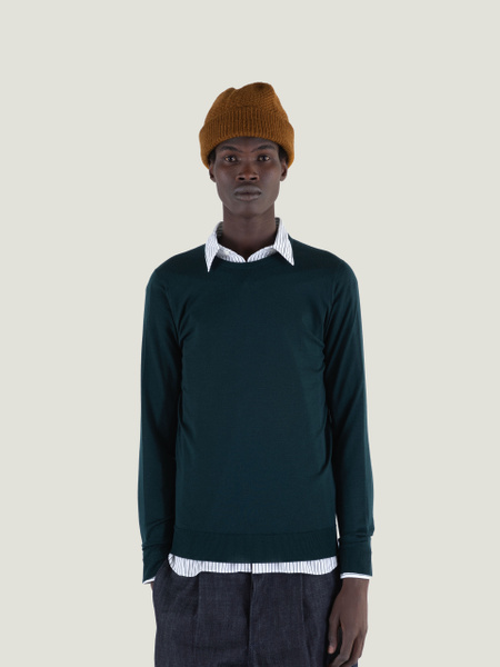 ほぼ未使用 John Smedley Lundy 30G Lundy - Extra Fine Merino Wool Jumper | John Smedley