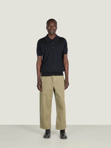 Monroe - John Smedley's Anglo Indian Gauze Polo Shirt | John Smedley